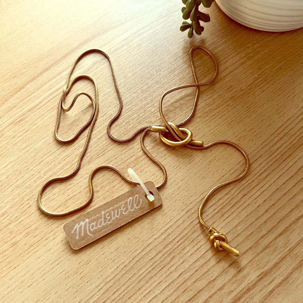 Madewell knot necklace